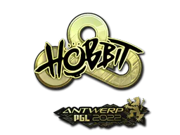 Sticker Hobbit (Gold) | Antwerp 2022 - Preço e onde comprar no CS2