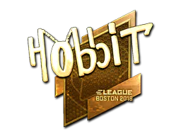 Sticker Hobbit (Gold) | Boston 2018 - Preço e onde comprar no CS2