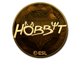 Sticker Hobbit (Gold) | Katowice 2019 - Preço e onde comprar no CS2