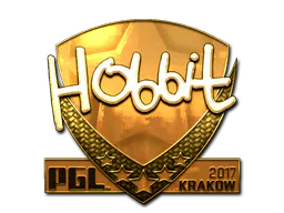 Sticker Hobbit (Gold) | Krakow 2017 - Preço e onde comprar no CS2