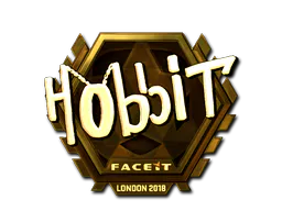Sticker Hobbit (Gold) | London 2018 - Preço e onde comprar no CS2