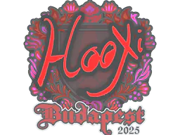 Sticker HooXi | Budapest 2025 - Preço e onde comprar no CS2