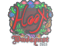 Sticker HooXi (Embroidered) | Budapest 2025 - Preço e onde comprar no CS2