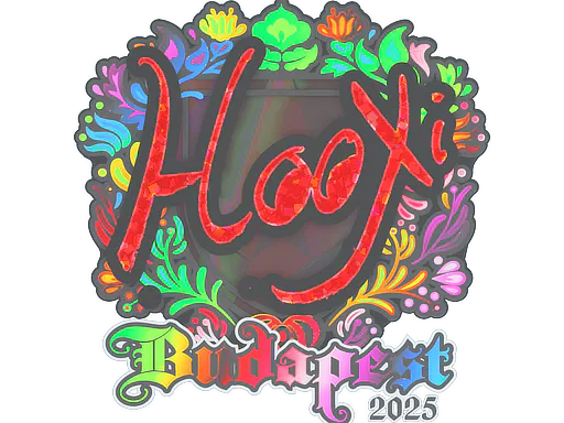 Sticker HooXi (Holo) | Budapest 2025 - Preço e onde comprar no CS2