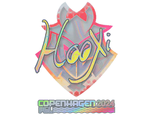 Sticker HooXi (Holo) | Copenhagen 2024 - Preço e onde comprar no CS2