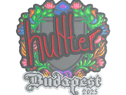 Sticker huNter- (Embroidered) | Budapest 2025 - Preço e onde comprar no CS2