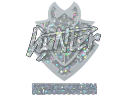 Sticker huNter- (Glitter) | Copenhagen 2024 - Preço e onde comprar no CS2