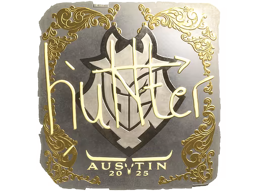 Sticker huNter- (Gold) | Austin 2025 - Preço e onde comprar no CS2