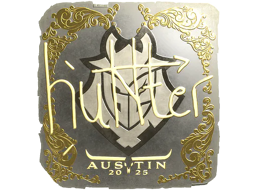 Sticker huNter- (Gold) | Austin 2025 - Preço e onde comprar no CS2
