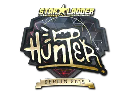 Sticker huNter- (Gold) | Berlin 2019 - Preço e onde comprar no CS2