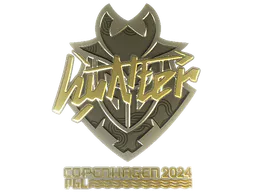 Sticker huNter- (Gold) | Copenhagen 2024 - Preço e onde comprar no CS2