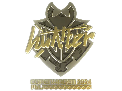 Sticker huNter- (Gold) | Copenhagen 2024 - Preço e onde comprar no CS2