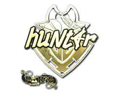 Sticker huNter- (Gold) | Paris 2023 - Preço e onde comprar no CS2