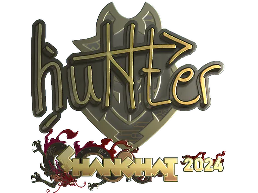 Sticker huNter- (Gold) | Shanghai 2024 - Preço e onde comprar no CS2