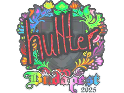 Sticker huNter- (Holo) | Budapest 2025 - Preço e onde comprar no CS2
