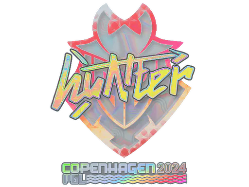 Sticker huNter- (Holo) | Copenhagen 2024 - Preço e onde comprar no CS2
