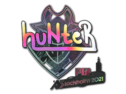 Sticker huNter- (Holo) | Stockholm 2021 - Preço e onde comprar no CS2