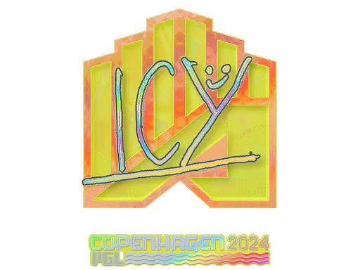 Sticker ICY (Holo) | Copenhagen 2024 - Preço e onde comprar no CS2