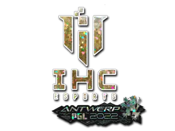 Sticker IHC Esports (Glitter) | Antwerp 2022 - Preço e onde comprar no CS2