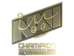 Sticker iM (Gold, Champion) | Copenhagen 2024 - Preço e onde comprar no CS2