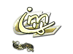 Sticker iM (Gold) | Paris 2023 - Preço e onde comprar no CS2
