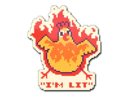 Sticker I'm Lit - Preço e onde comprar no CS2
