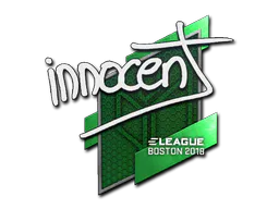 Sticker innocent | Boston 2018 - Preço e onde comprar no CS2