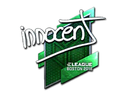 Sticker innocent (Foil) | Boston 2018 - Preço e onde comprar no CS2