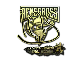 Sticker ins (Gold) | Antwerp 2022 - Preço e onde comprar no CS2