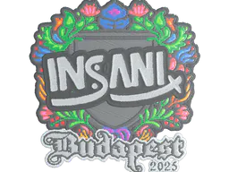 Sticker insani (Embroidered) | Budapest 2025 - Preço e onde comprar no CS2