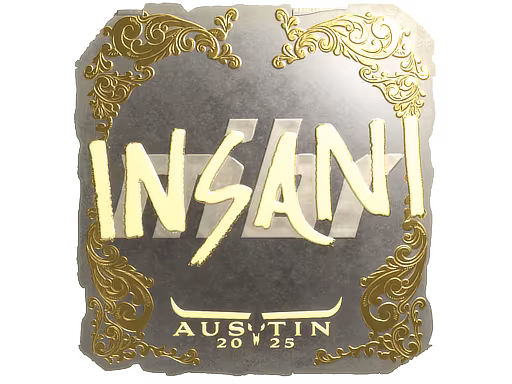 Sticker insani (Gold) | Austin 2025 - Preço e onde comprar no CS2