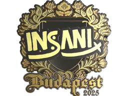 Sticker insani (Gold) | Budapest 2025 - Preço e onde comprar no CS2