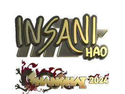 Sticker insani (Gold) | Shanghai 2024 - Preço e onde comprar no CS2