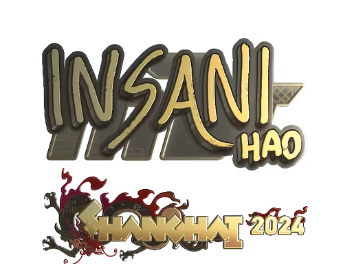 Sticker insani (Gold) | Shanghai 2024 - Preço e onde comprar no CS2