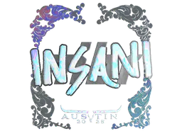 Sticker insani (Holo) | Austin 2025 - Preço e onde comprar no CS2