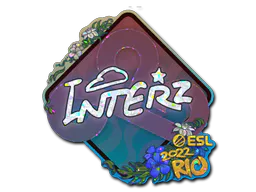 Sticker interz (Glitter) | Rio 2022 - Preço e onde comprar no CS2