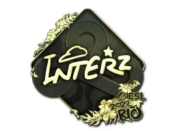 Sticker interz (Gold) | Rio 2022 - Preço e onde comprar no CS2