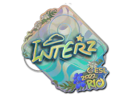 Sticker interz (Holo) | Rio 2022 - Preço e onde comprar no CS2