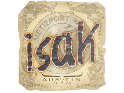 Sticker isak | Austin 2025 - Preço e onde comprar no CS2