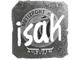 Sticker isak (Foil) | Austin 2025 - Preço e onde comprar no CS2