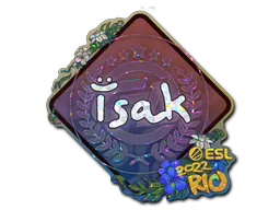 Sticker isak (Glitter) | Rio 2022 - Preço e onde comprar no CS2