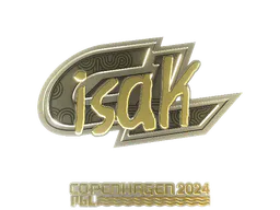 Sticker isak (Gold) | Copenhagen 2024 - Preço e onde comprar no CS2