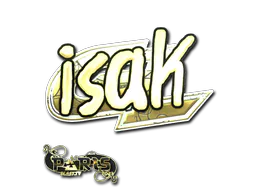 Sticker isak (Gold) | Paris 2023 - Preço e onde comprar no CS2