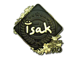 Sticker isak (Gold) | Rio 2022 - Preço e onde comprar no CS2