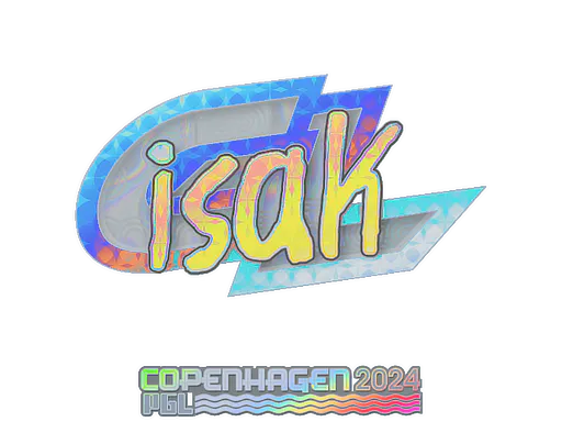Sticker isak (Holo) | Copenhagen 2024 - Preço e onde comprar no CS2