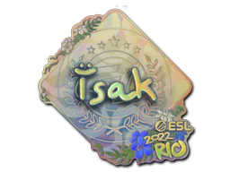 Sticker isak (Holo) | Rio 2022 - Preço e onde comprar no CS2