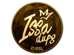 Sticker ISSAA (Gold) | Katowice 2019 - Preço e onde comprar no CS2