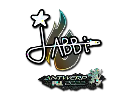 Sticker jabbi (Glitter) | Antwerp 2022 - Preço e onde comprar no CS2