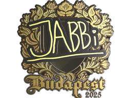Sticker jabbi (Gold) | Budapest 2025 - Preço e onde comprar no CS2