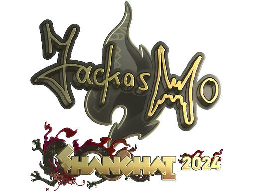 Sticker jackasmo (Gold) | Shanghai 2024 - Preço e onde comprar no CS2